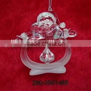 Acrylic Snowman Santa Restaurant Tableware Bulk Wholesale Napkin Ring thumbnail-1