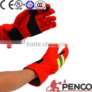 Firefight Safety Fire Retardant Cleaner Worker Engineer Police Fireman Hand Protected Safety Security Gloves thumbnail-1