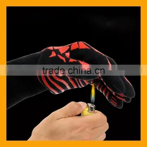 Professional Indoor Outdoor Kitchen Gloves,Premium Insulated & Silicone Lined Aramid Fiber Fire Proof Gloves thumbnail-1