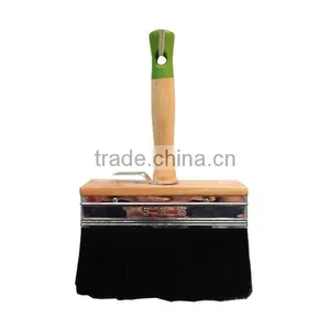 Color Tips Wood Handle Square Type Paint Brushes thumbnail-1