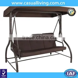 Outdoor Furniture 3 Seat Swing Chair for Patio and Kids thumbnail-1