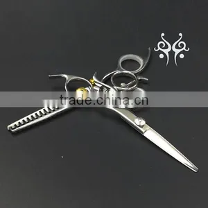 QJ-HS167 Professional Hairdressing Scissors Barber Hair Cutting Razor Scissors thumbnail-2