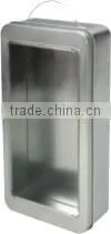 Metal Biscuit Box With Handle and PVC Window thumbnail-1