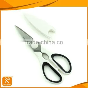 PP+TPR Handle Hot Sale Kitchen Scissor With Magnetic Safety Cap thumbnail-1