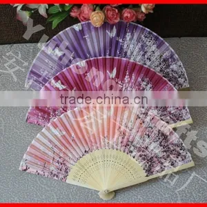 Beautiful Japanese Silk Foldable Fan thumbnail-4