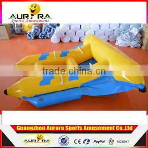 Factory Price Funny Inflatable Flying Fish Tube Towable Banana Boat for Sale thumbnail-1