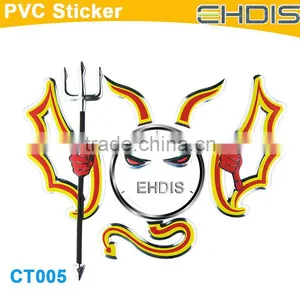 New Car Beauty Product Custom Decal Sticker Car Logo Wings thumbnail-5