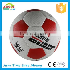 Club-level Supreme Incomparable Water-resistant Original Hand Sewn 400-450g Football Soccer Ball With Reinforced Butyl Bladder thumbnail-2