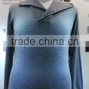 2015 New Fashion Men's Dress in 12GG Pullover With Long Sleeve thumbnail-1
