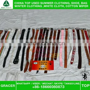 Gracer Wholesale Buyers Blanks Fashion Unisex Second Hand Used Leather Belt Men thumbnail-2