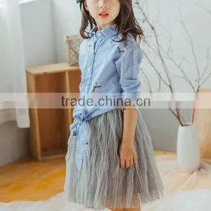 Zm35742a Latest Fashion Long Sleeve Design Blouse Korean New Model Shirts thumbnail-4