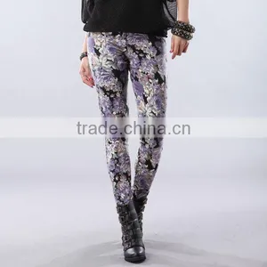 Women Fitted Trousers Leggings thumbnail-1