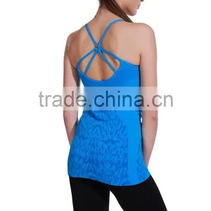Fashionable Seamless Yoga Vest Womens Tank Top thumbnail-2