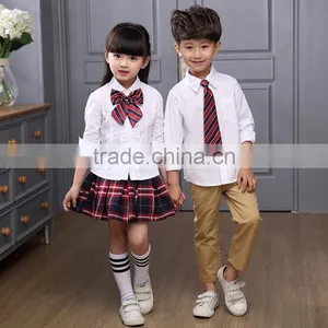Custom Latest Design Kids School Clothes Sale Quality School Uniforms for Boys and Girls thumbnail-6