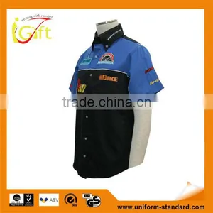 Turn-down Collar Shirt ActivityTeam Shirt Embroider Logo Shirt thumbnail-1