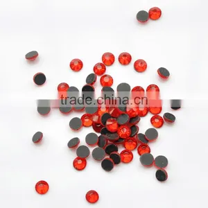 Crystal Hot Fix Rhinestone Glass Flat Back Beads Shiny Garment Accessories thumbnail-2