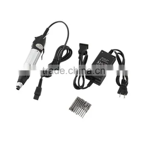 DC Powered Electric Screwdriver 800 + Small Power Supply + 10 Bits Hand Tools YKS thumbnail-1