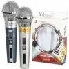 Two in One Dynamic Unidirectional Wire Microphones Set thumbnail-1