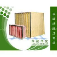 High Loft Extended Pocket Filter /nonwoven Filter Bag/ Bag Filter for Ventilation by LWP-F5 thumbnail-1