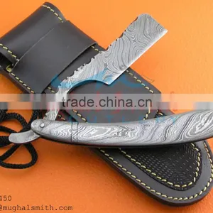 Damascus Steel Razor/custom Razor/shaving Razor thumbnail-1