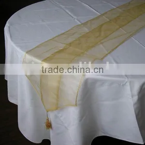 Table Linen Organza Table Runner, Table Cover thumbnail-1