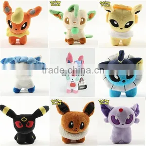 Hot Cartoon Pocket Monsters Pokemon Plush Toy, 12cm Stuffed Plush Toy, Pocket Monster Dolls Lovely thumbnail-1