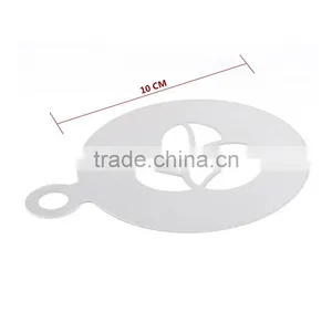 Hot Selling 6 Different Model Coffee Stencil Template for Decoration thumbnail-3