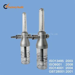 Wall Type Medical Gas Outelt Using Medical Oxygen Inhaler / Flowmeter With Humidifier thumbnail-1