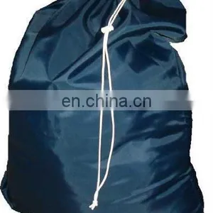 Large Laundry Washable Sturdy Rip-stop Material Closure Polyester Drawstring Bag Nylon Drawstring Bag Waterproof Drawstring Bag thumbnail-1