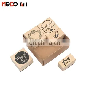 5pcs Card Making Kids Rubber Stamp Printer Stamp Ink Pad thumbnail-2