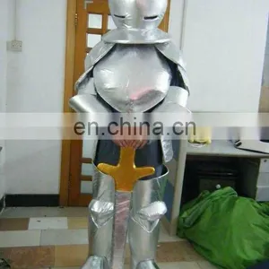 Adult Armor Soldier Mascot Costume thumbnail-1