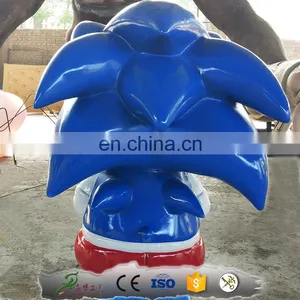 KAWAH Fiberglass Garden Decoration Cartoon Characters Sonic thumbnail-5