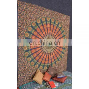 Bohemian Indian Mandala Tapestry Beach Tapestry thumbnail-2