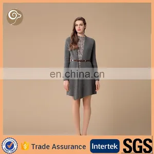 Women Fashionable Long Knitted Cashmere Cardigan thumbnail-1