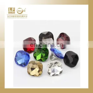 Crystal Pink Stone Buttons,pearl Stone Button thumbnail-1