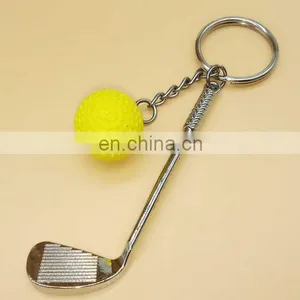 Newest Popular Sports Goods Keychain Candy Color Golf Ball Keychain thumbnail-2