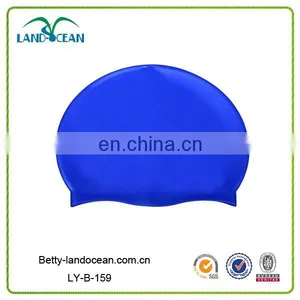 Customized Round Silicone Swimming Caps for Long Hair thumbnail-1