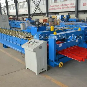 High-Class Single Layer Colored Glazed Tile Roof Plate Steel Rolling Equipment thumbnail-1