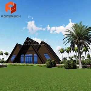 Prefabricated Container House Light Steel Villa Glass Wool for Prefab House thumbnail-1