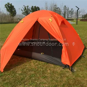Camping Tent High Quality 2 Person Fiberglass Double Layer Water Proof Partytent Tents Outdoor Equipment thumbnail-4