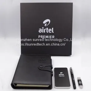 Custom 4 in 1 Christmas Corporate Gift Set, Promotional Business Gift Set Luxury 2018 With Notebook thumbnail-3