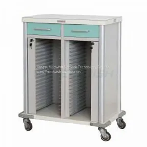 AG-CHT011 Central Locking System Hospital Patient File Medical Records Trolley For Sale thumbnail-1