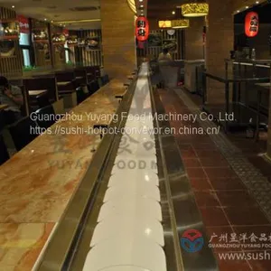 Conveyor Belt Sushi System Food Delivery System Sushi Bar Conveyor Belt Factory thumbnail-3