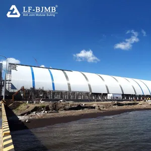 Large Span Steel Space Frame Structure Coal/Cement/Limestone/Clinker/Grain Storage Sheds Structure thumbnail-4