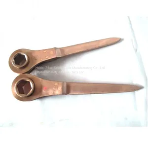 Non Sparking Ratchet Wrench Beryllium Bronze 26mm Safety Manual Tools thumbnail-1