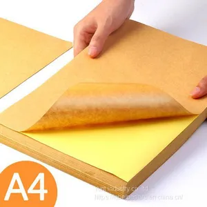50sheets per Box A4 Printable Self Adhesive Kraft Paper thumbnail-2