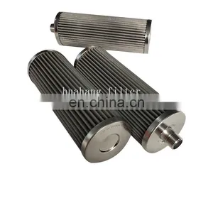 304 Stainless Steel Wire Mesh Pleated Metal Filter Element With Threaded Interface thumbnail-6