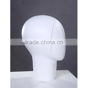 Fiberglass Female White Head Mannequin Dispaly Jewelry/ Hat /scarf/wig Mannequin Head H1084 thumbnail-6