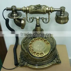 Landline Antique Wooden Telephone Model thumbnail-1