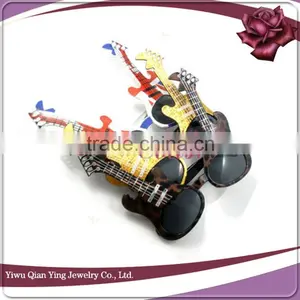 Plastic Laser Color Guitar Shaped Party Glasses thumbnail-6